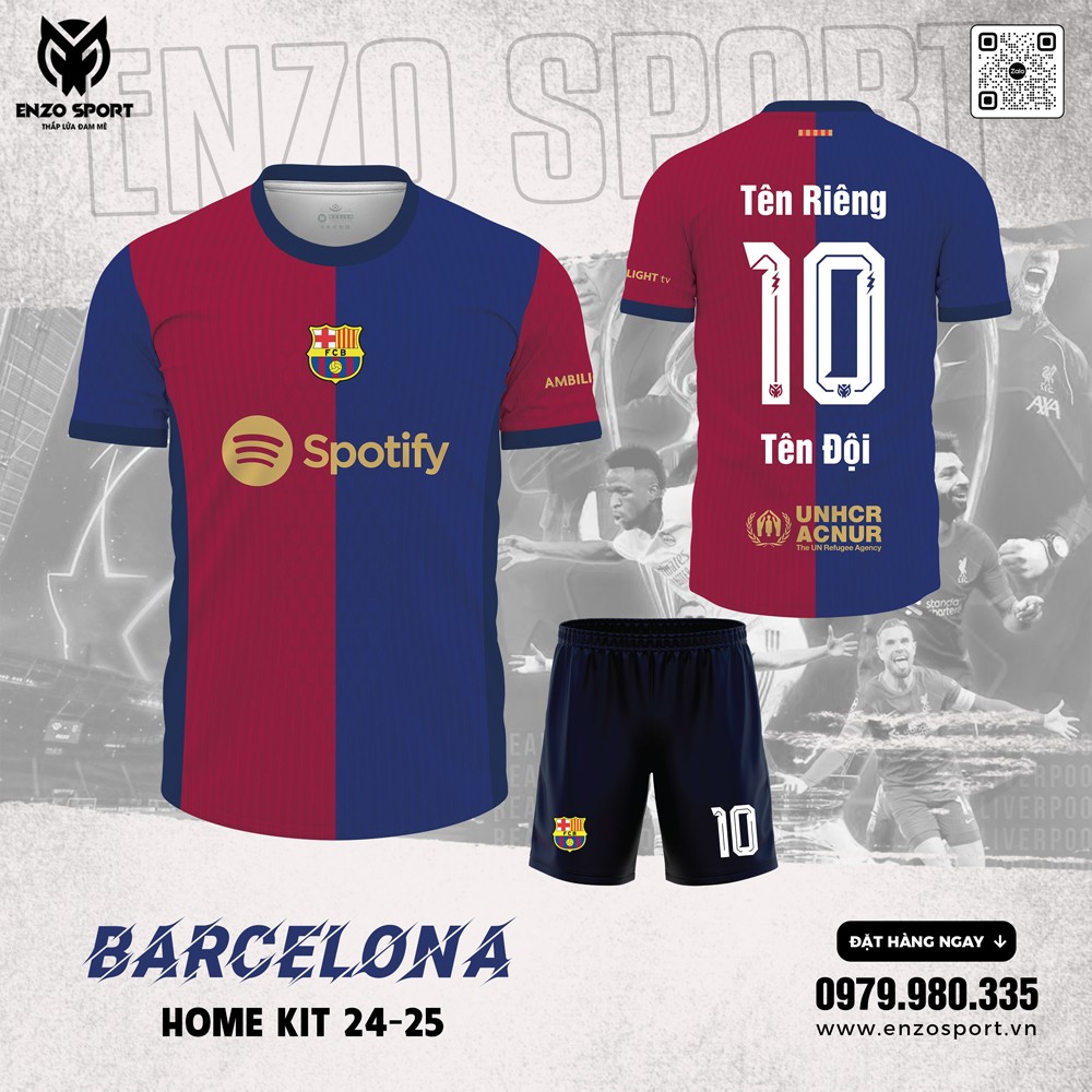 Áo Đấu Barcelona Sân Nhà 2024/25